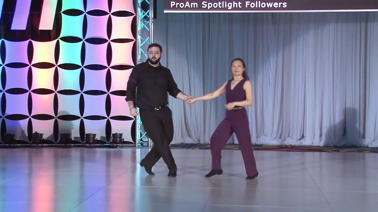 MADjam 2018 Pro Am Spotlight Follower Mythien Dunlap with Frank Blakemore