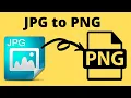 How to convert jpg to png image using python pillow python