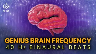 40 Hz Genius Brain Frequency: Binaural Beats for Focus and Productivity