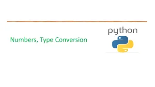 Basic Python 30 Numbers Type Conversion Python