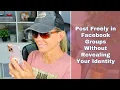 How To Post Anonymously On Facebook Group