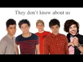 Download Lagu One Direction - They Don't Know About Us ( Lyrics + Pictures )