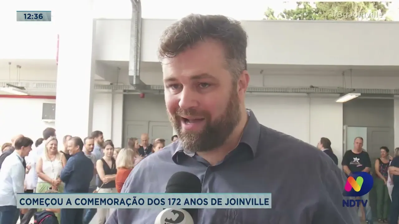 Começou a comemoração dos 172 anos de Joinville
