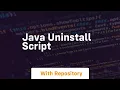 java uninstall script