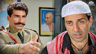 सोच ले जेलर दुश्मन से हाथ मिलाते ही उसकी जिंदगी की रेखाएँ मिटा देता हूँ!😎 | Sunny Deol | Khuda Kasam