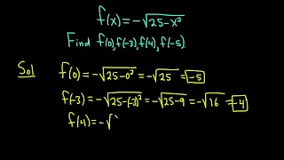 How to Evaluate a Square Root Function