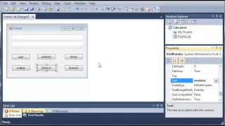 Visual Basic Tutorial 54 Calculator Part 1