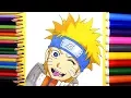 How to Draw Naruto Anime Coloring Pages