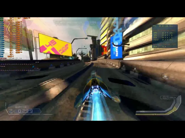 RPCS3 0.0.6-8333 - 3700x - Wipeout HD Timetrial Benchmark