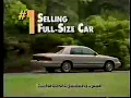 Mercury Grand Marquis ad 1996