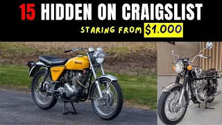 15 Hidden Classic Motorcycles for Sale on Craigslist Right Now