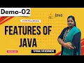 Java FullStack Demo 02 Features Of Java Java FullStack Tutorial for Beginners