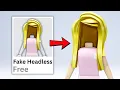 How to Get FREE Fake Headless on Roblox Mobile Tutorial 2026