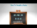 How To Simplify 3 Ratios Math Help s Teach Math Learn Math Math Resources