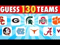 Guess 130 College Football Teams 🏈 | Duke, LSU, Georgia