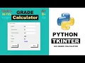 Make Grade Calculator Using Python tkinter project