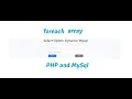 Select Option Dynamic Using PHP Mysql