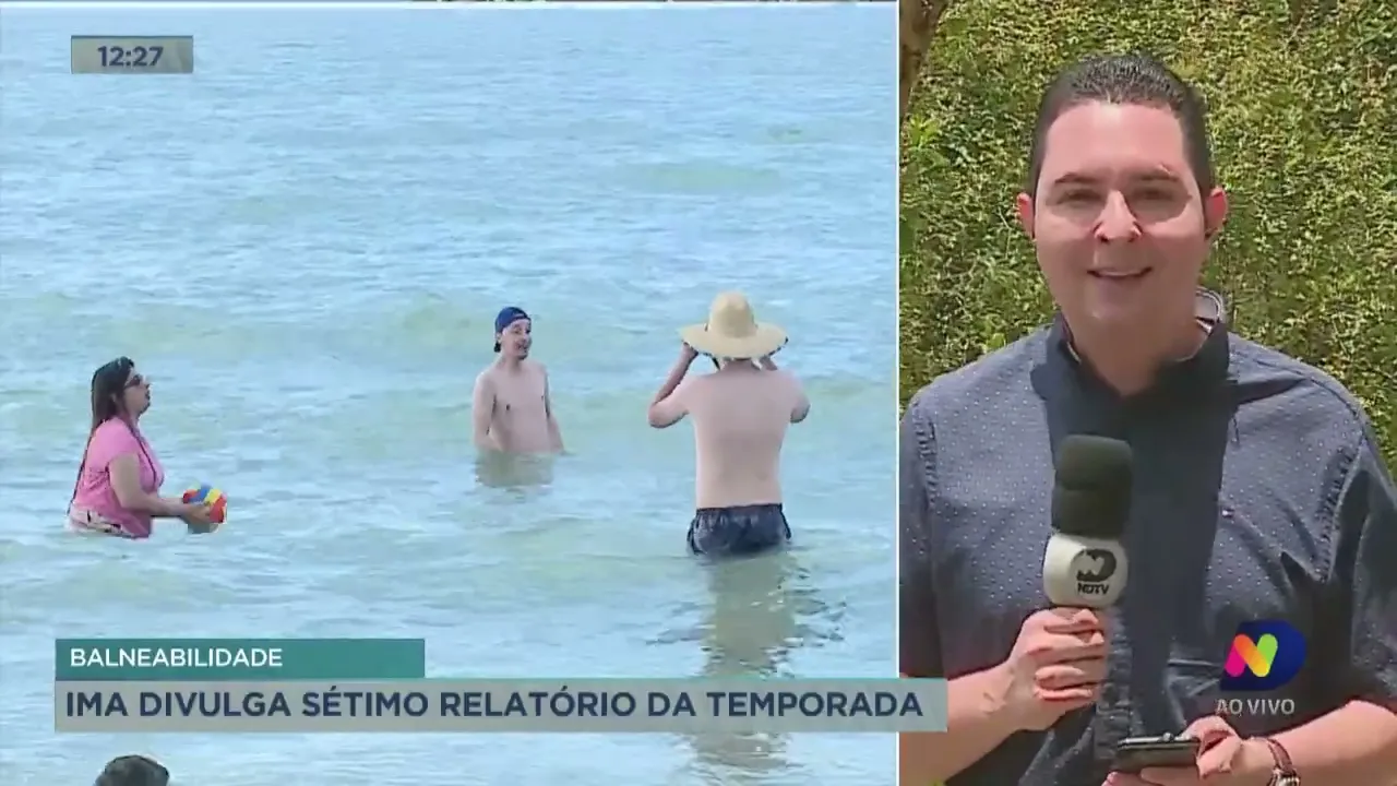 Balneabilidade: IMA divulga sétimo relatório da temporada