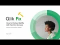 Qlik Fix Reload with Section Access