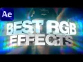Top 5 BEST RGB Effects inside of After Effects Tutorial