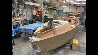 3 May 2923  Laminating the mizzen mast holder