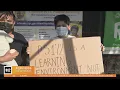 Parents continue to protest housing asylum seekers in schools