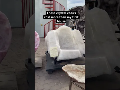 Crystal Chairs cost $149k 😱