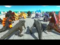 Download Lagu BATTLE ROYALE ALL LEGENDARY MONSTERS MOST EPIC VIDEO - Kaiju Nation