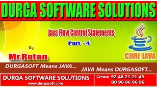 Core java Java flow control statements part - 4