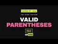 Valid Parentheses The Stack Pattern LeetCode 20