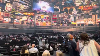 Vegas Sphere 360 view from section 104 row 17 - OBSTRUCTION