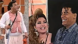 حسن الاسمر مش قادر يمسك نفسه من الضحك لما صلاح عبدالله قلده وبيغني اغاني تهلك من الضحك وهو مسطول 