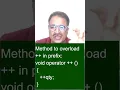 unary operator overloading in c