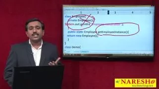 Private Constructors Java Tutorial By Mr Satish B