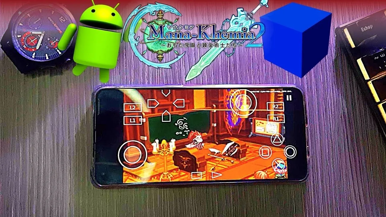 Mana Khemia 2 Fall Of Alchemy - PS2 Emulator Android Gameplay - Aether SX2 APK - Mana Kh Mobile 2022