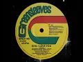 Barrington Levy   Girl I Love You 12  B 1984
