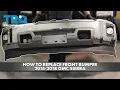 How to Replace Front Bumper 2014-2018 GMC Sierra