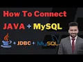 Learn How To Connect Java to MySQL with MySQL JDBC Connector Step-by-Step Tutorial - Hoshiyar Jyani