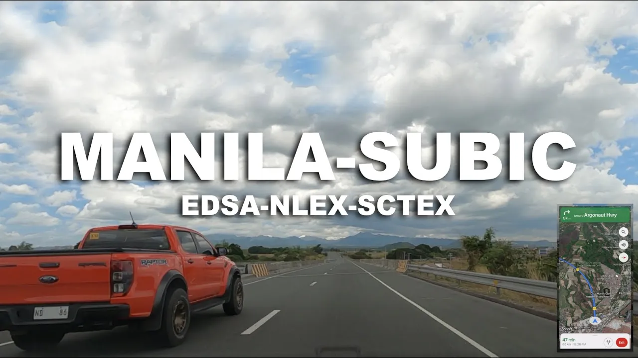 Manila to Subic Bay Full Driving Tour | EDSA-SCTEX | TFH TV | Olongapo, Zambales, Philippines