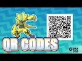 Pokemon Ultra Sun and Ultra Moon - Complete Pokedex ALL QR Codes Shinies