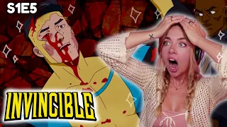 everything went to sht invincible season 1 episode 5 reaction