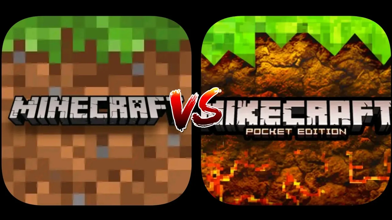 MINECRAFT POCKET EDITION VS MINECRAFT JAVA EDITION | MCPE VS MCJE