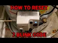 How To Reset 7-Blink FVS Lockout On Honeywell WV4262B1114 And Similar Water Heater Gas Valves