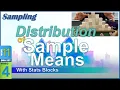 The DISTRIBUTION of Sample Means with Stats Blocks 11-4