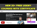 How to get free udemy courses Get New 20 Free Udemy Course With Certificate Free python java