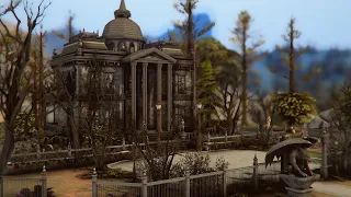 PALÁCIO ASSOMBRADO (NO CC) - The Sims 4 Speed Build