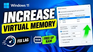 Increase Virtual Memory in Windows 11 (Fix Lag & Free Up RAM)