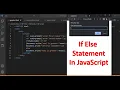 If Else Statement in JavaScript Greater Number Program in JS JavaScript Tutorial in Hindi 25