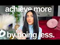 how to achieve more by doing less the law of least effort working smarter