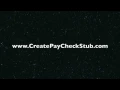 How To Make Pay Check Stubs Create Pay Stubs How To Make A Pay Check Stub Make W2lSample Pay Stubs